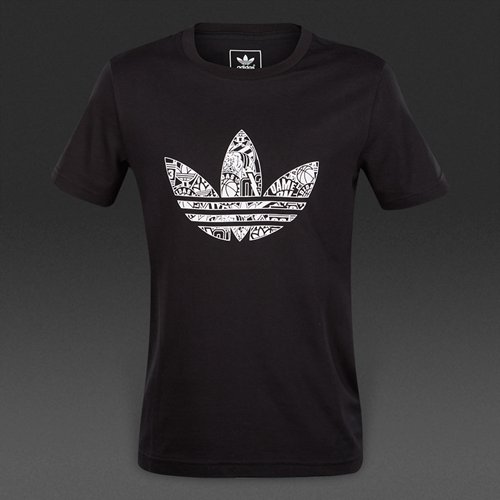 Adidas Originals Tery Tee Black / White for Boys
